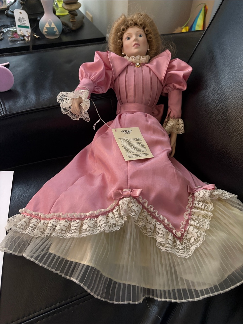 Vintage Gotham Porcelain Doll (Mother) Victorian School Teacher Storytime